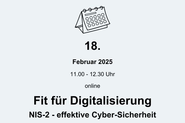 Fit für Digitalisierung: NIS-2