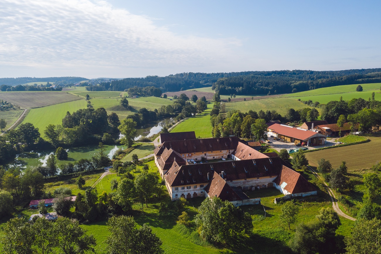 Blick auf Kloster Scheyern