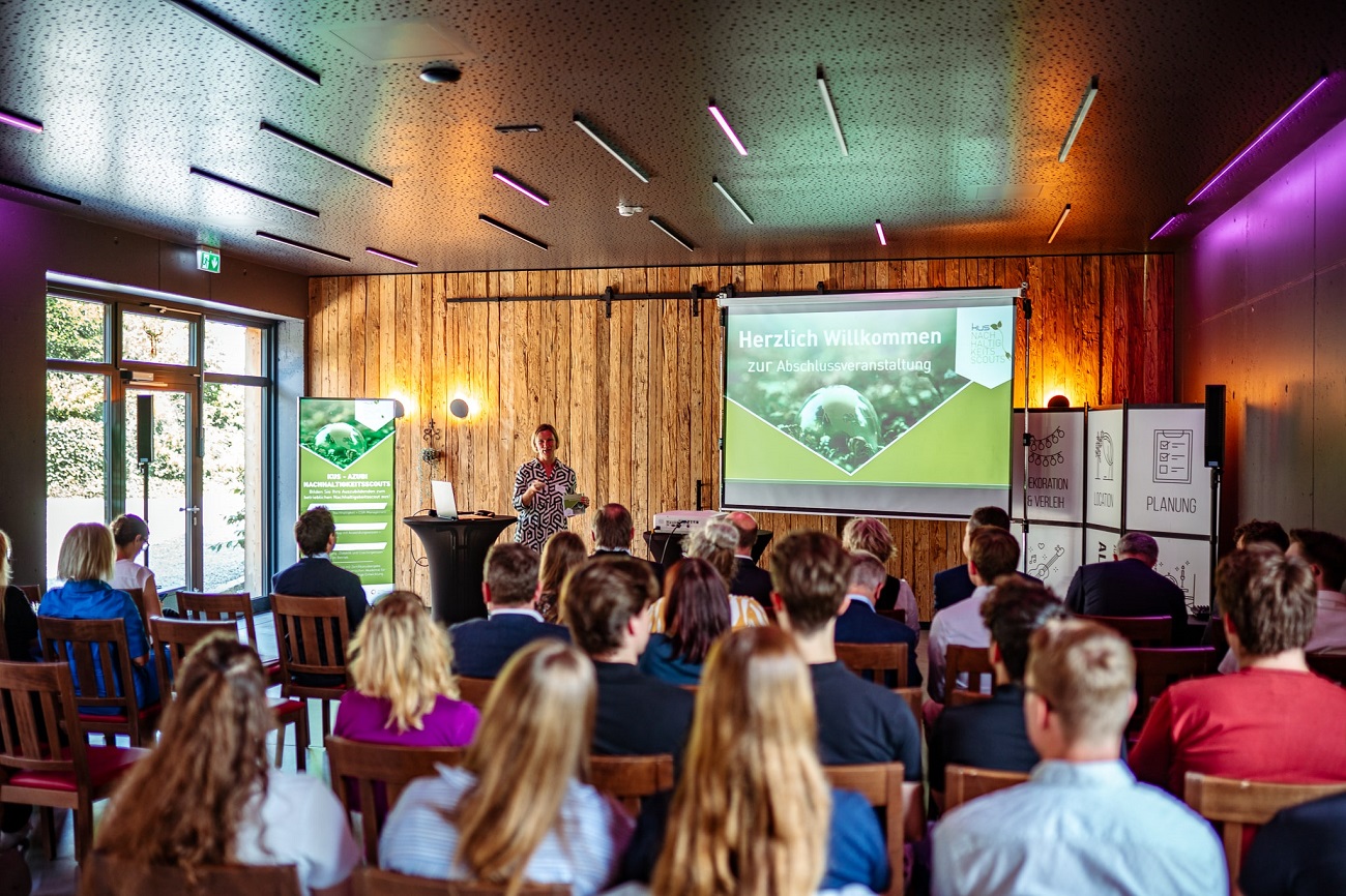 TeilnehmerInnen bei Abschlussveranstaltung KUS-Nachhaltigkeitsscouts 2024